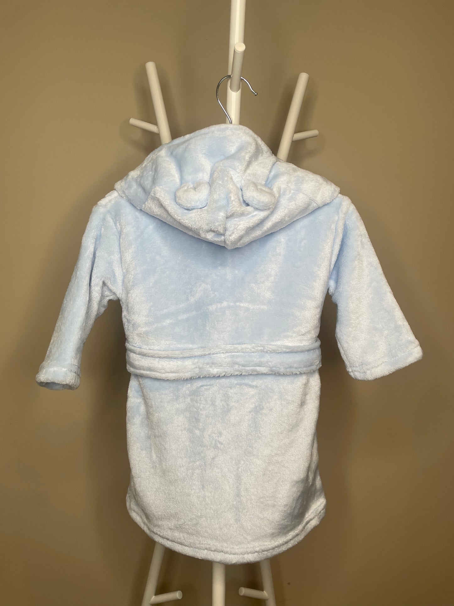 Blue Hooded Dressing Gown